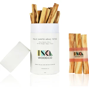 Inka Wood Co. Palo Santo Ağaç Tütsü 100 Gr. | 10 Adet| Peru