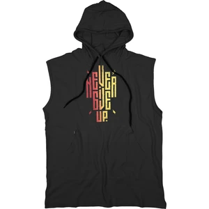 Ngup Unisex Kapşonlu Kolsuz T-Shirt Fitness Atleti %100 Pamuklu Modern Tasarım