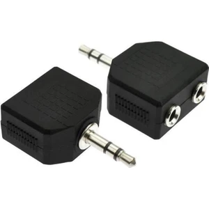 3.5mm Jak Çoklayıcı 2x 3.5 mm Stereo Dönüştürücü 1 Erkek 2 Dişi 3.5mm Çoğaltıcı Jak