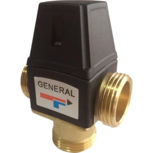 Guangdong Spirit Adet 3 Yollu DN25 Dış Dişli Pirinç Termostatik Karışım Vanası Güneş Enerjili Su Isıtıcı Termostatik Vana, Termostatik Karışım Vanası