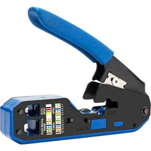Guangdong Spirit RJ45 Aracı Ağ Crimper Kablo Sıyırma Pensesi Stripper Için RJ45 Cat6 CAT5E Cat5 RJ11 RJ12 Konnektör