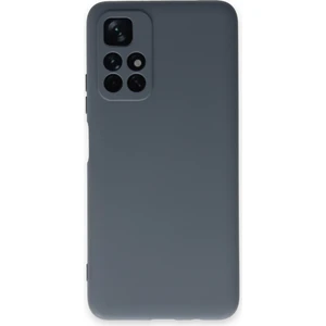 Kzy Xiaomi Redmi Note 11 Kapak Kamera Korumalı Içi Kadife Lansman Silikon Kılıf - Gri