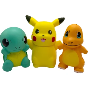 3pcs Pokemon Pikachu Squishy Anti Stres Kıpır Kıpır Oyuncaklar Hediye (Yurt Dışından)