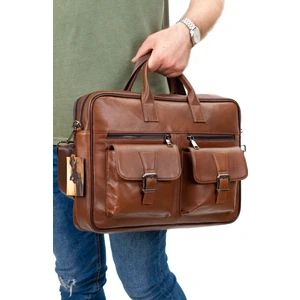 Deri Evrak Notebook (Laptop) Çantası