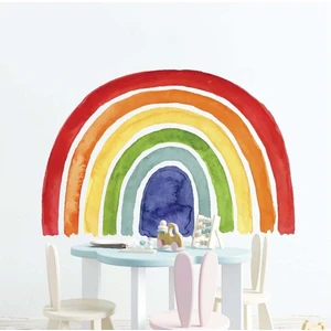 Kt Grup Pastel Gökkuşağı Modern Duvar Sticker