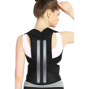 Ankaflex Dik Durus Korsesi Unisex Kadın Erkek Siyah Bel Durmak Için Kambürluk Önleyıci Medikal Ortopedik Sırt Korse