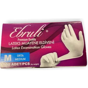 Latex Pudralı (M) Eldiven 100'LÜ