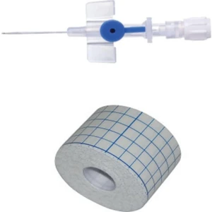 I.V Kanül (Branül) Steril 100 Adet 22 G 25mm + Esnek Tıbbi Flaster 5x5 Set