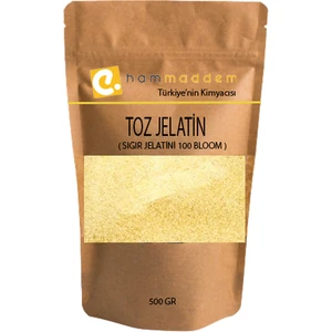 Doğal Şifacı Baharat Jelatin Toz Helal Pakistan Üretimi 100 gr