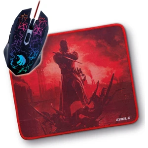 PGM02 Mouse + Mouse Pad Kırmızı