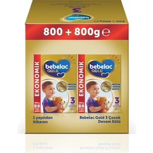 Gold 3 Çocuk Devam Sütü 1600 Gr (800 Gr + 800 Gr) 1 Yaşından Itibaren