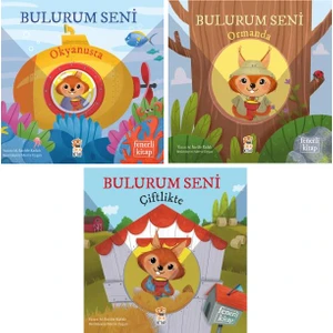 Sincap Kitap Bulurum Seni Fenerli Kitap Seti 3 Kitap / Okyanusta - Ormanda - Çiftlikte