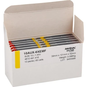 Extra Advanced 10 / PR70 Numara Kulaklık Pili 6lı - 10lu Paket