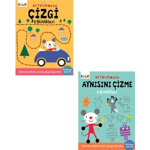 3-6 Yaş Arty Mouse Aynısını Çizme ve Çizgi Etkinlikleri 2’li Set