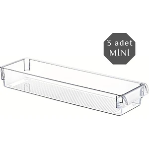 Nandy Home Mini New Clear Buzdolabı & Dolap İçi Düzenleyici Organizer 3 Adet