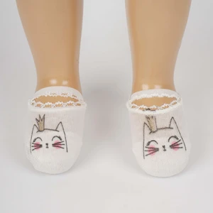 Sahrea Aksesuarlı Kız Bebek Babet Çorap