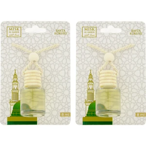Medine Ravza Kokusu 8 ml Araba Kokusu Cam Şişe 2 Adet