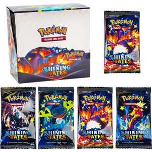324 Adet/kutu Parlak Fates Pokemon Kartları Güçlendirici Koleksiyonu Savaş Kartı Çocuklar Için Hediye (Yurt Dışından)