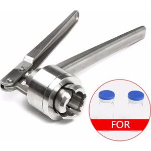 Guangdong Spirit Yeni Araç Yeni Paslanmaz Çelik Manuel Flakon Crimper 20MM Kapaklı Elle Kapama Makinesi