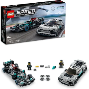 Speed Champions Mercedes-AMG F1 W12 E Performance ve Mercedes-AMG Project One 76909 - 9 Yaş ve Üzeri için Oyuncak Model Yapım Seti (564 Parça)