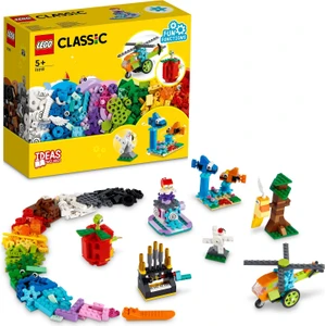 Classic Yapım Parçaları ve Fonksiyonlar 11019 - 5 Yaş ve Üzeri Çocuklar için 7 İnşa Edilebilen Oyuncak İçeren Yaratıcı Yapım Seti (500 Parça)