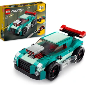 Creator 3#ü 1 Arada Sokak Yarışçısı 31127 - 7 Yaş ve Üzeri Çocuklar Için Büyük Motorlu Araba; Hot Rod Araba ve Yarış Arabası Içeren Oyuncak Yapım Seti (258 Parça)