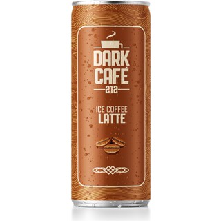 Dark Cafe Dark Coffee Ice Coffee Latte 12 x 250 ml Soğuk Kahve