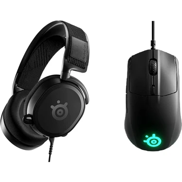 SteelSeries Steelseries Arctis Prime Oyuncu Kulaklığı + Rival 3 Kablolu Rgb Oyuncu