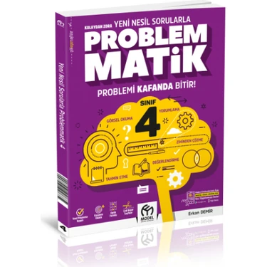 Model Eğitim Yayıncılık 4. Sınıf Kolaydan Zora Problemmatik Yeni Nesil Sorularla