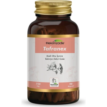 Hekimzade Tafranex 90 Kapsül 750MG - Kedi Otu İçeren Takviye Edici