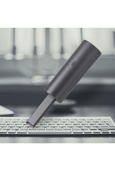 Klavye Gri Için Akülü Süpürge USB Şarj Edilebilir El Pompası Hava Duster (Yurt Dışından)