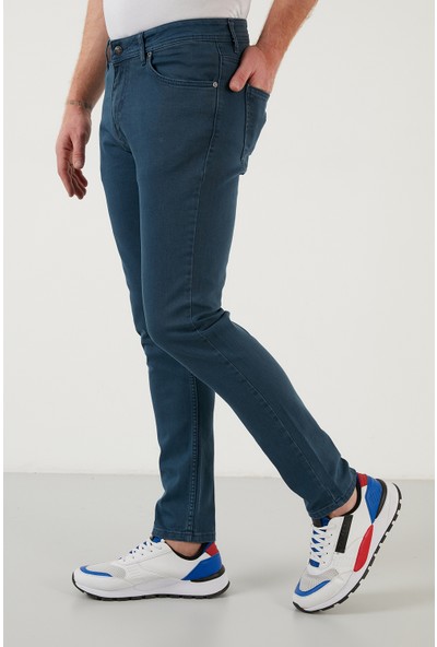 Buratti Pamuklu Yüksek Bel Slim Fit Boru Paça Jeans Erkek Kot Pantolon 3103M55TOKYO