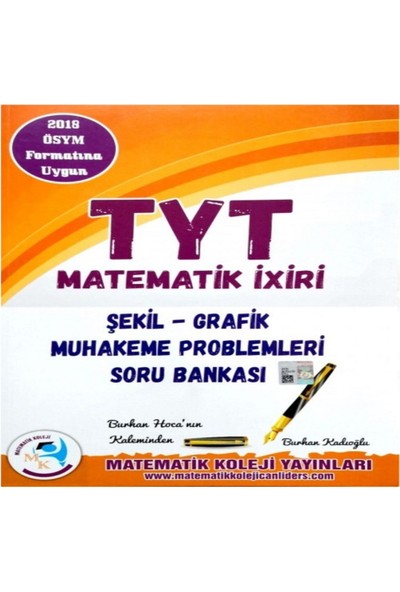 Matematik Koleji Yayınları Tyt Matematik Ixiri Şekil Grafik Muhakeme Problemleri Soru Bankası