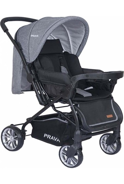 Prava P11 Prava Plus Tablalı Bebek Arabası Gri