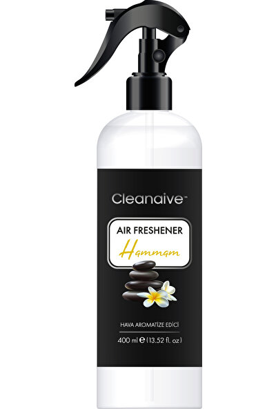 Cleanaive Air Freshener Hammam (400ML) - Beyaz Sabun Hamam Kokusu Oda Spreyi