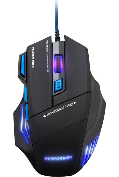 Polosmart Performer PGM-7 Oyuncu Mouse + Mouse Pad