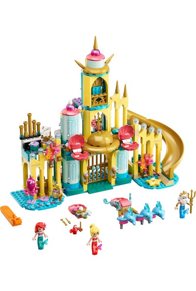 LEGO® Disney Ariel'in Su Altı Sarayı 43207 - 6 Yaş ve Üzeri Çocuklar Için Inşa Edilebilen Deniz Kızı Prenses Oyuncak Yapım Seti (498 Parça)