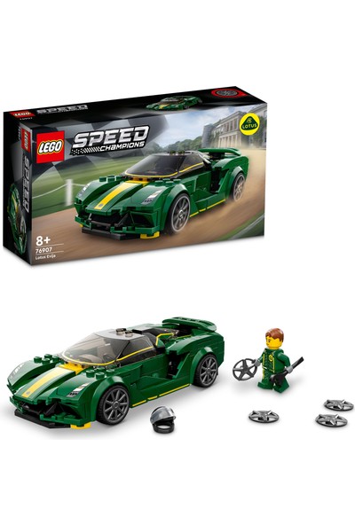 LEGO® Speed Champions Lotus Evija 76907 - 8 Yaş ve Üzeri Çocuklar ve Araba Meraklıları Için Harika Bir Oyuncak Yapım Seti (247 Parça)