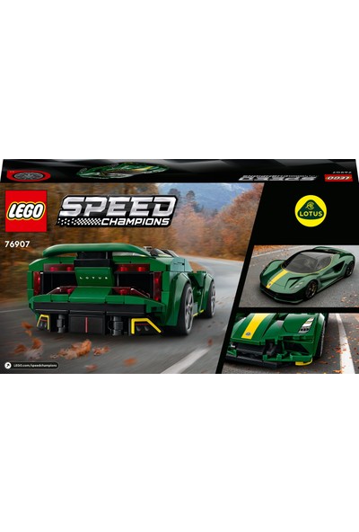 LEGO® Speed Champions Lotus Evija 76907 - 8 Yaş ve Üzeri Çocuklar ve Araba Meraklıları Için Harika Bir Oyuncak Yapım Seti (247 Parça)