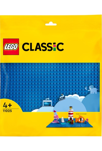 LEGO® Classic Mavi Plaka 11025 - 4 Yaş ve Üzeri Çocuklar Için Yaratıcı Oyuncak Yapım Seti (1 Parça)