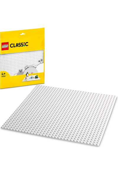 LEGO Classic Beyaz Plaka 11026 - 4 Yaş ve Üzeri Çocuklar Için Yaratıcı Oyuncak Yapım Seti (1 Parça)