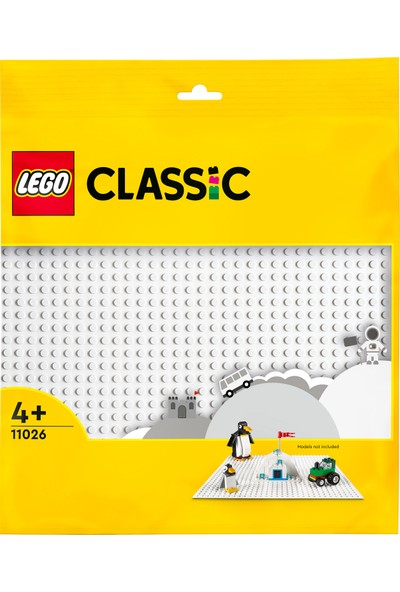 LEGO Classic Beyaz Plaka 11026 - 4 Yaş ve Üzeri Çocuklar Için Yaratıcı Oyuncak Yapım Seti (1 Parça)