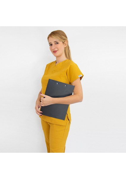 Hardal Sarısı Likralı Üst Forma fiyatları