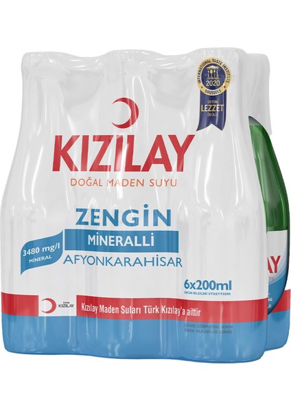 Doğal Maden Suyu 6x200 ml