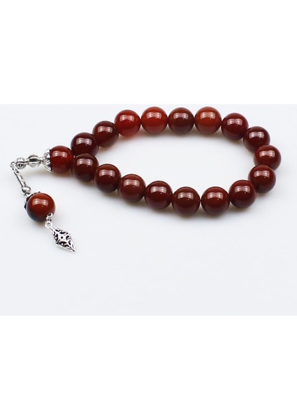 Koyu Renkli Akik Maskot Efe Doğal Taş Tesbih modelleri