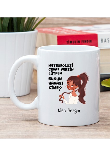 Kişiye Özel Bunun Havası Kime Beyaz Kupa Bardak