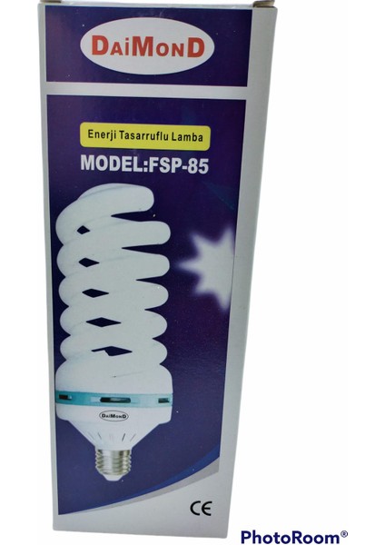 85W Daimond Tasarruf Ampul (Spral) 12 Adet