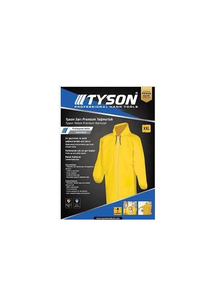 Tyson Luks Premium Yağmurluk Pardesü
