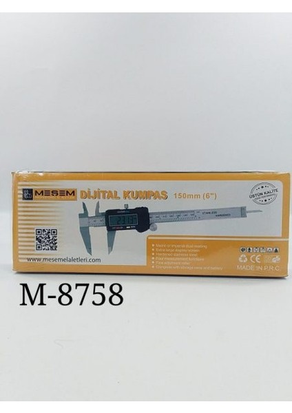 Meşem Dijital Kumpas 6" 150MM / M-8758