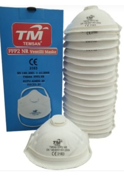Temsan Ffp2 Nr Ventilli Maske 20 Adet
